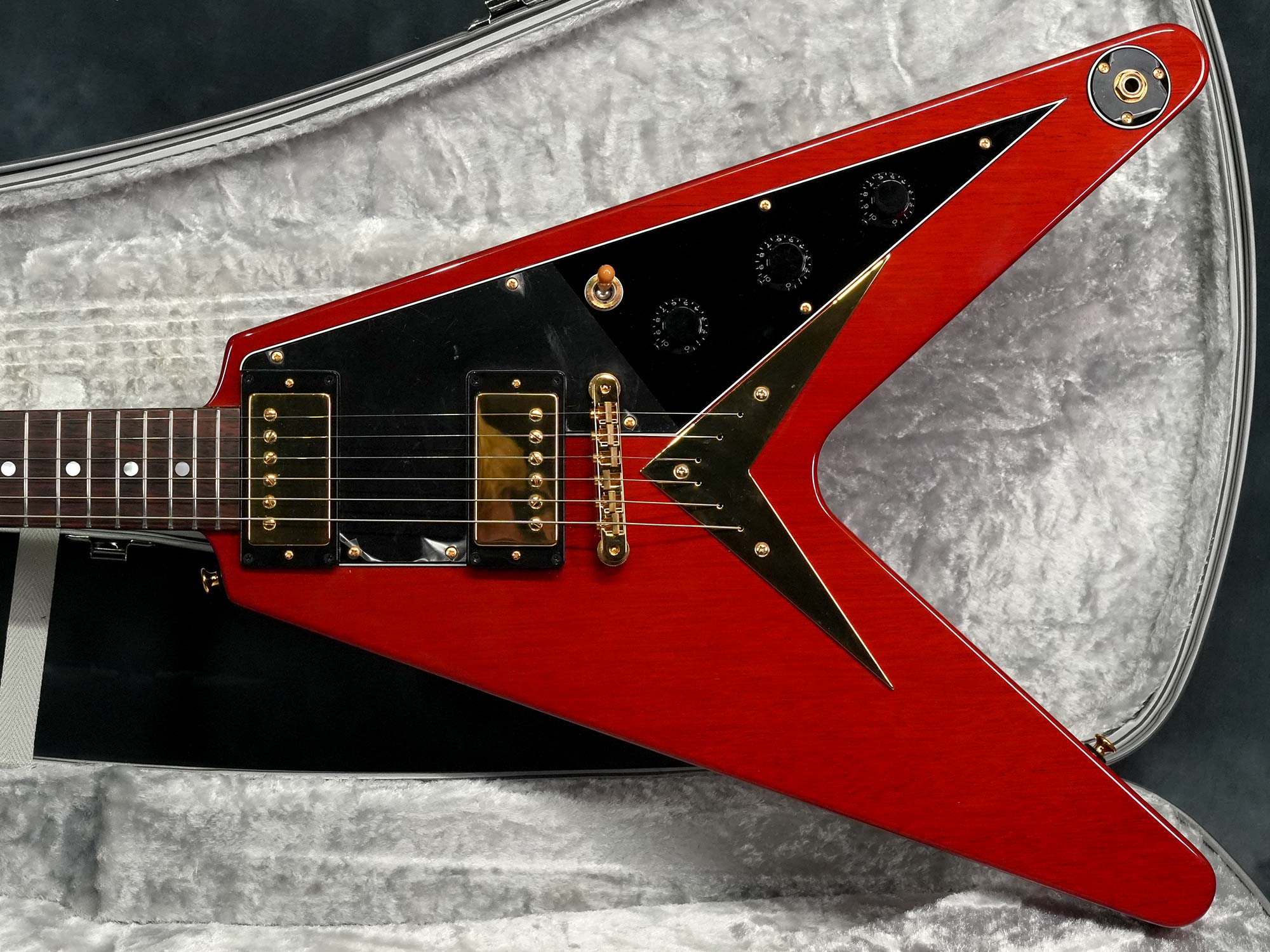 Crews Maniac Sound Vintage Line V-QUEEN CHERRY w/K&T Greeny